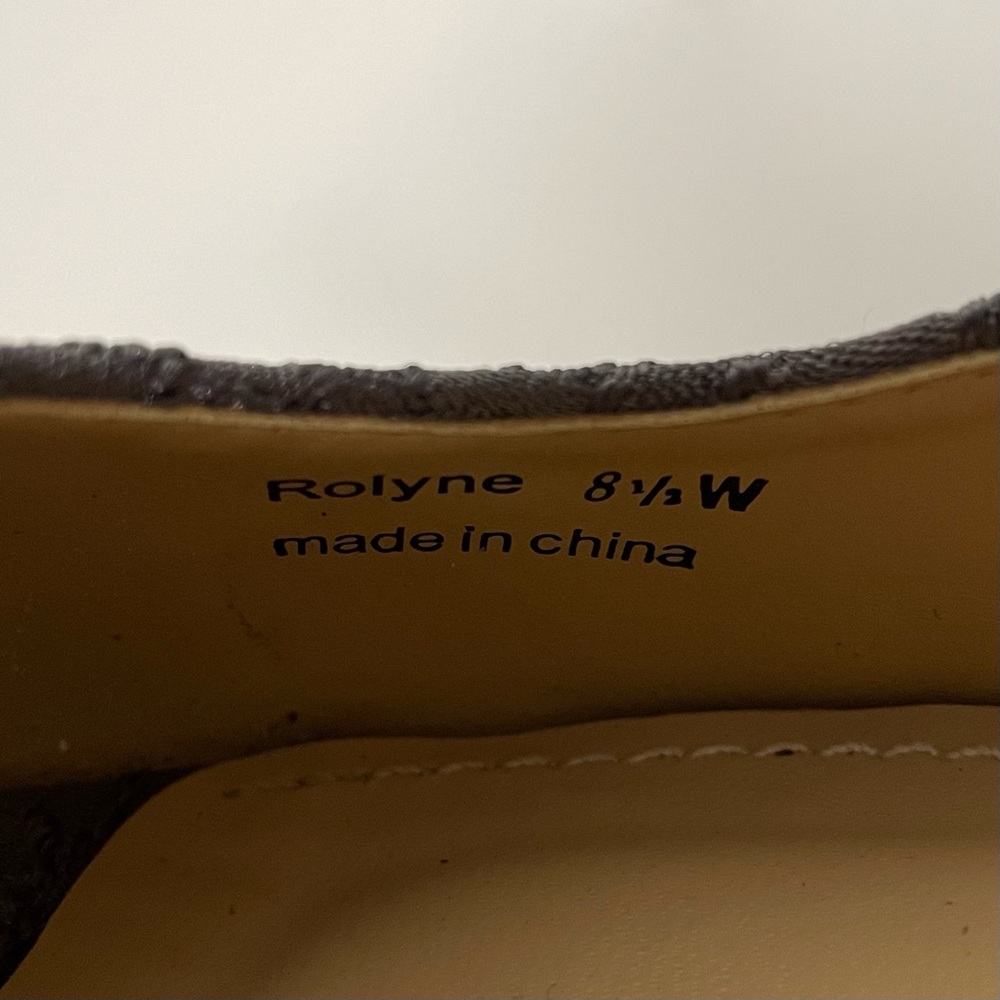 J. Reneé ROLYNE Gray Floral Damask Fabric Pump Size 8.5W - Picture 8 of 13